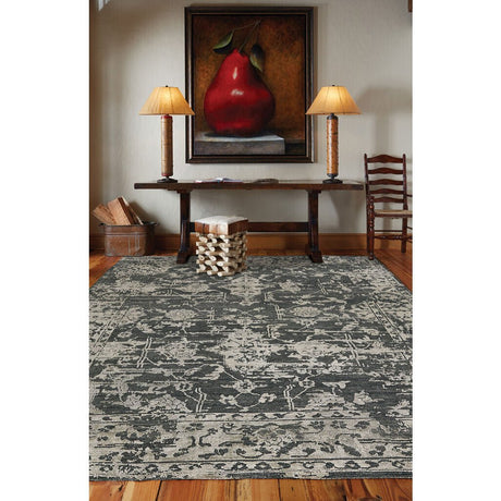 Capel Jain 1201 Coal Rug.