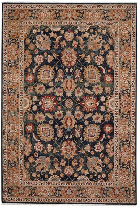 Capel Kindred-Peshawar 3452 Navy Rug.