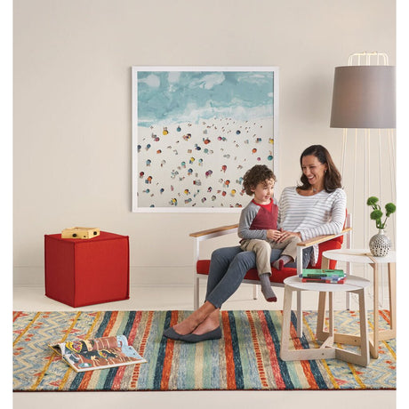 Capel Shakta-Kelim 2569 Multitone Rug.