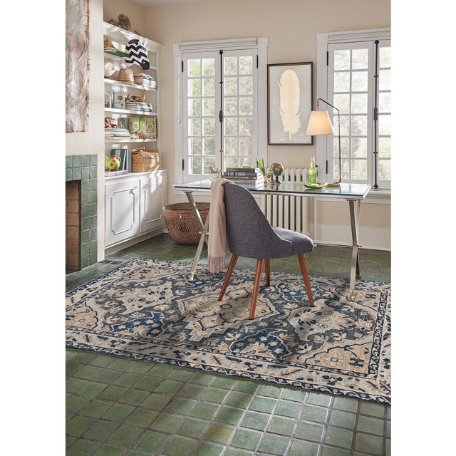 Capel Shakta-Wyman 2558 Navy Rug.