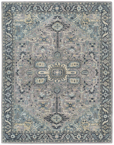 Capel Smyrna - Serapi 3158 Silver Azul Rugs - Capel - 3158rs03000500300