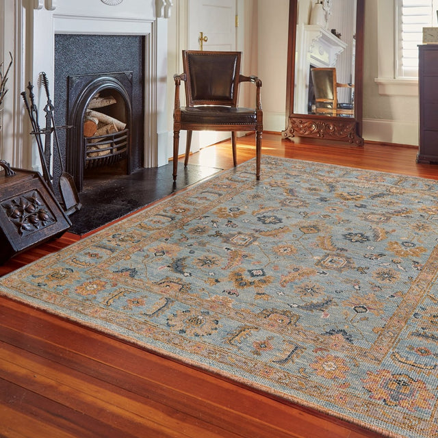 Capel Wentworth - Adelaide 1221 Beige Blue Rug - Capel - 1221rs03000500630