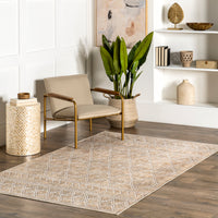 Nuloom Na Lattice Hjth02A Beige Area Rug