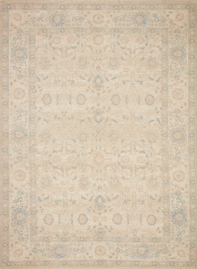 Loloi Priya Pry-05 Natural/Blue Rugs - main flat