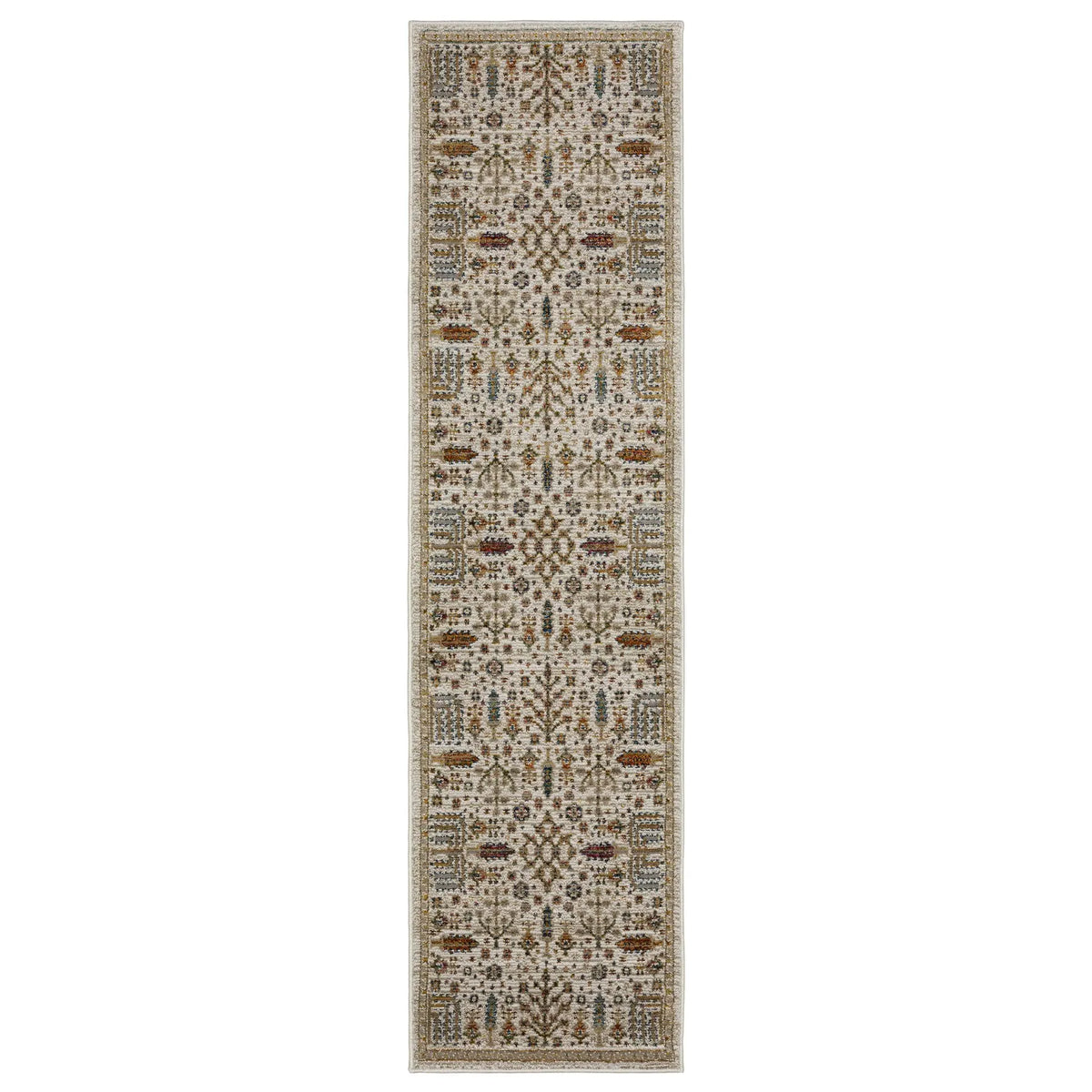 Oriental Weavers Sphinx Andorra 2449B Ivory/ Multi Rug - runner
