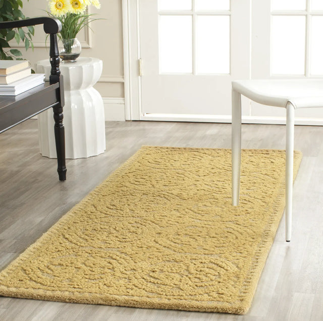 Safavieh Cambridge 2'-6" x 10'-0" Rug in Light Gold / Dark Gold