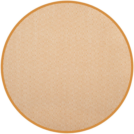 Safavieh Montauk 6'-0" x 6'-0" Rug in Ivory / Rust
