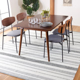 Safavieh Kilim 6'-0" x 9'-0" Rug in Silver / Ivory