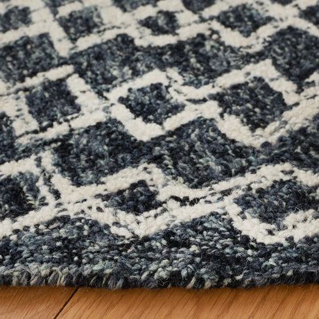 Safavieh Abstract 6'-0" x 6'-0" Rug in Ivory / Navy