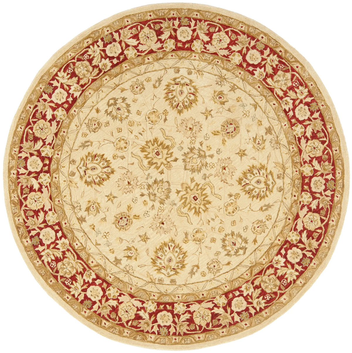 Safavieh Anatolia 6'-0" x 6'-0" Rug in Ivory / Red