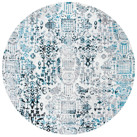 Safavieh Skyler 6'-7" x 6'-7" Rug in Grey / Blue