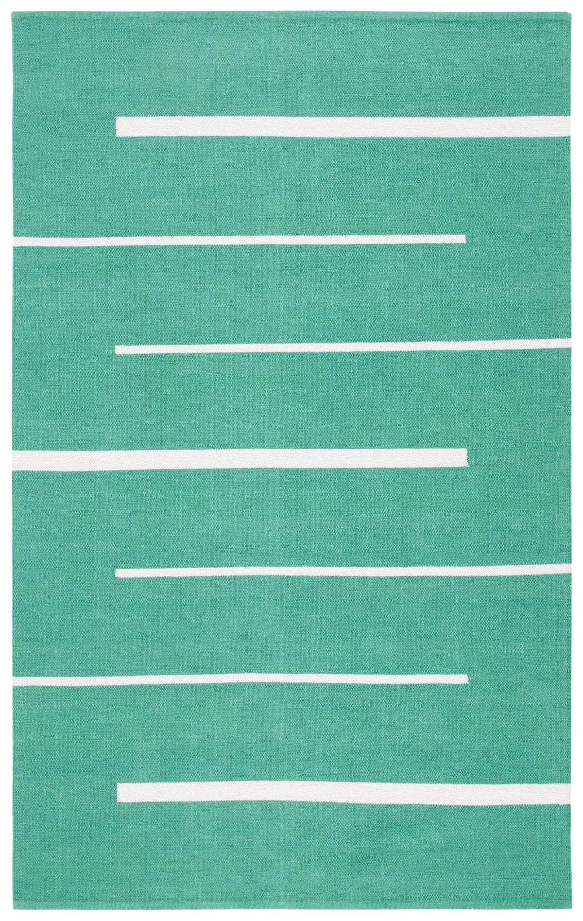Safavieh Montauk 4'-0" x 6'-0" Rug in Dark Green / Ivory