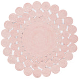 Safavieh Cape Cod 5'-0" x 5'-0" Rug in Pink