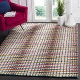 Safavieh Fiesta Shag 4'-0" x 6'-0" Rug in Cream / Multi