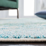 Safavieh Madison 4'-0" x 6'-0" Rug in Light Blue / Green