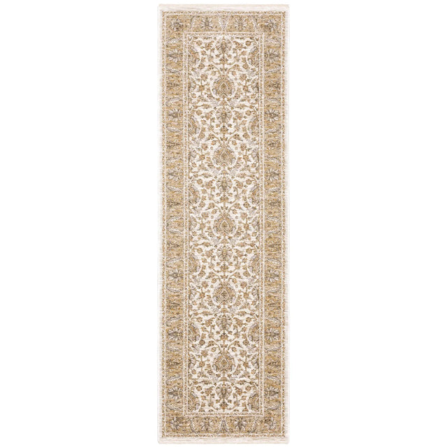 Oriental Weavers Sphinx Maharaja 5091W Ivory/Gold Rugs - runner