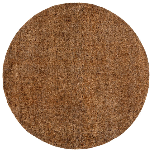 Safavieh Gabbeh 6'-0" x 6'-0" Rug in Gold / Brown