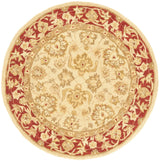 Safavieh Anatolia 4'-0" x 4'-0" Rug in Ivory / Red