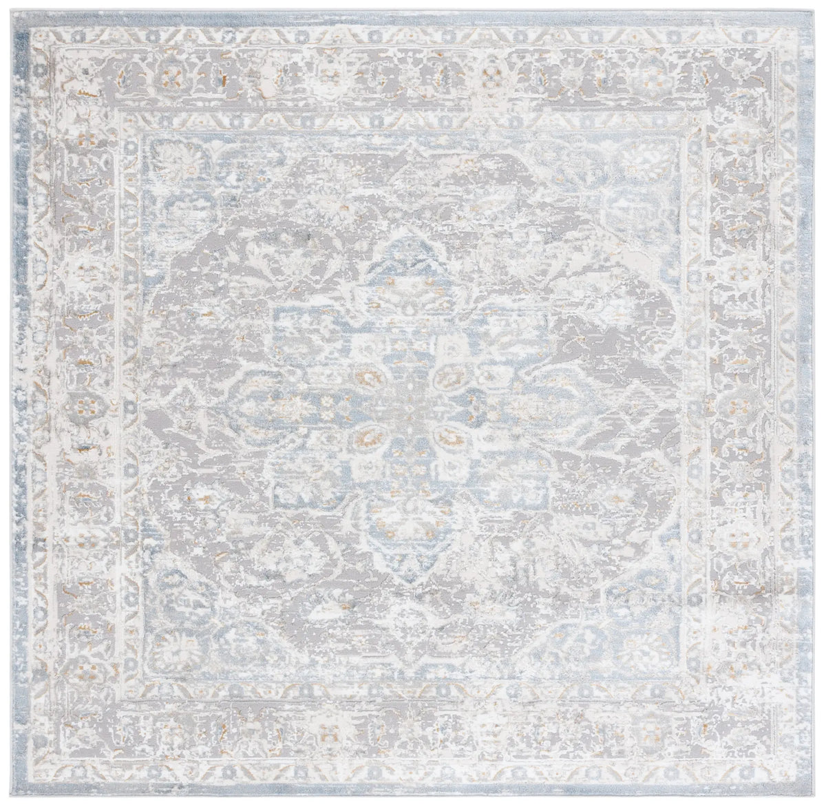 Safavieh Easton 6'-7" x 6'-7" Rug in Grey / Blue