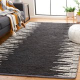 Safavieh Natural Fiber 4'-0" x 6'-0" Rug in Black / Beige