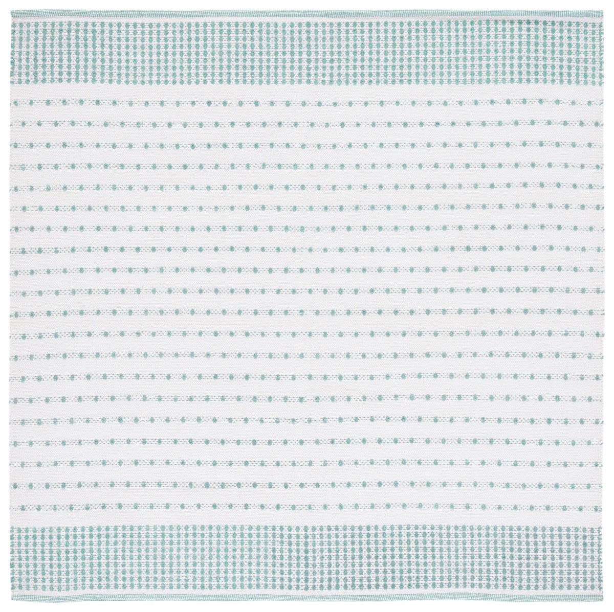 Safavieh Montauk 6'-0" x 6'-0" Rug in Aqua / Ivory