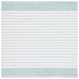 Safavieh Montauk 6'-0" x 6'-0" Rug in Aqua / Ivory