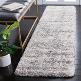 Safavieh Iceland Shag 2'-0" x 8'-0" Rug in Ivory / Grey