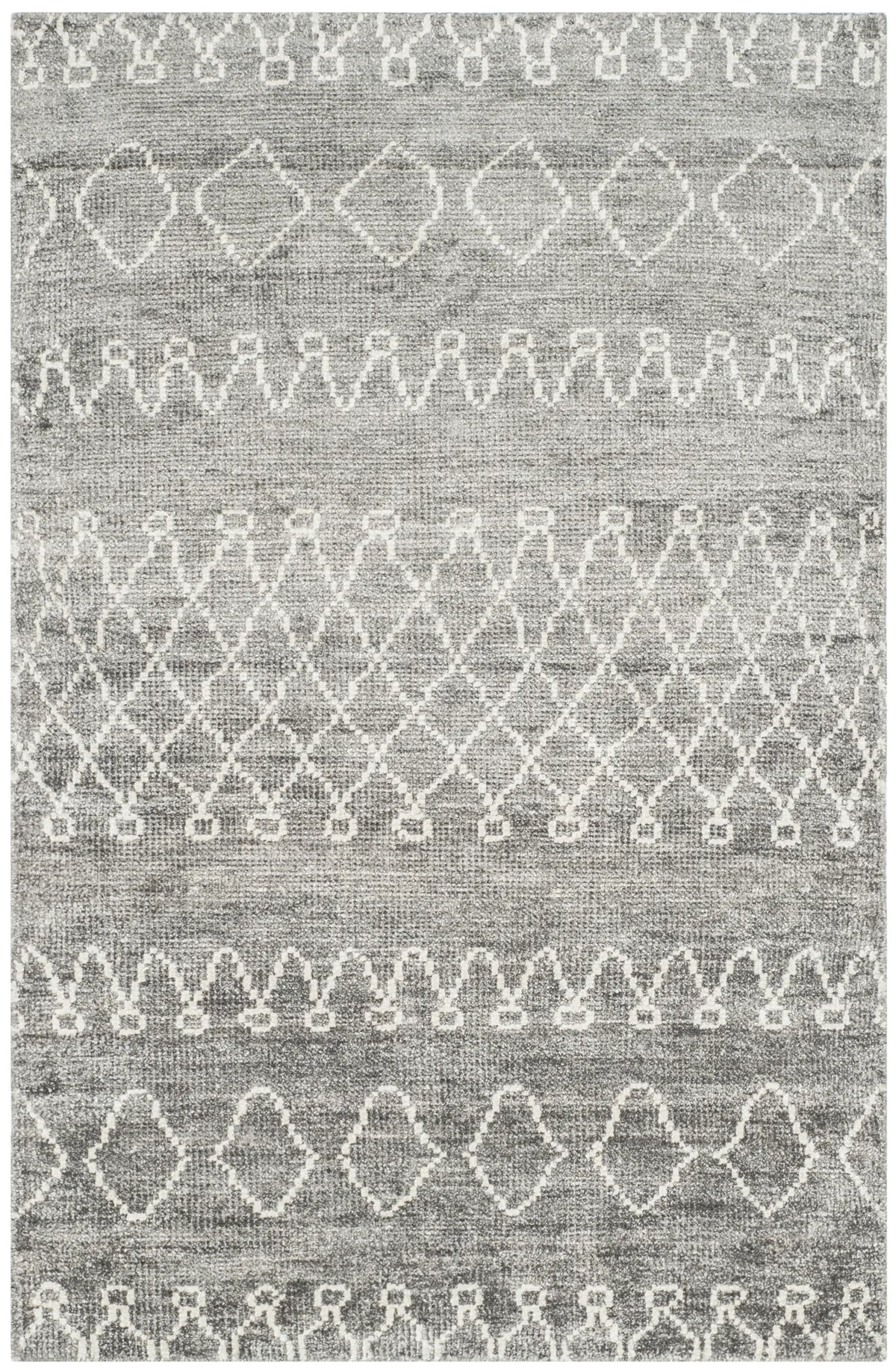 Safavieh Stone Wash 4'-0" x 6'-0" Rug in Grey / Beige