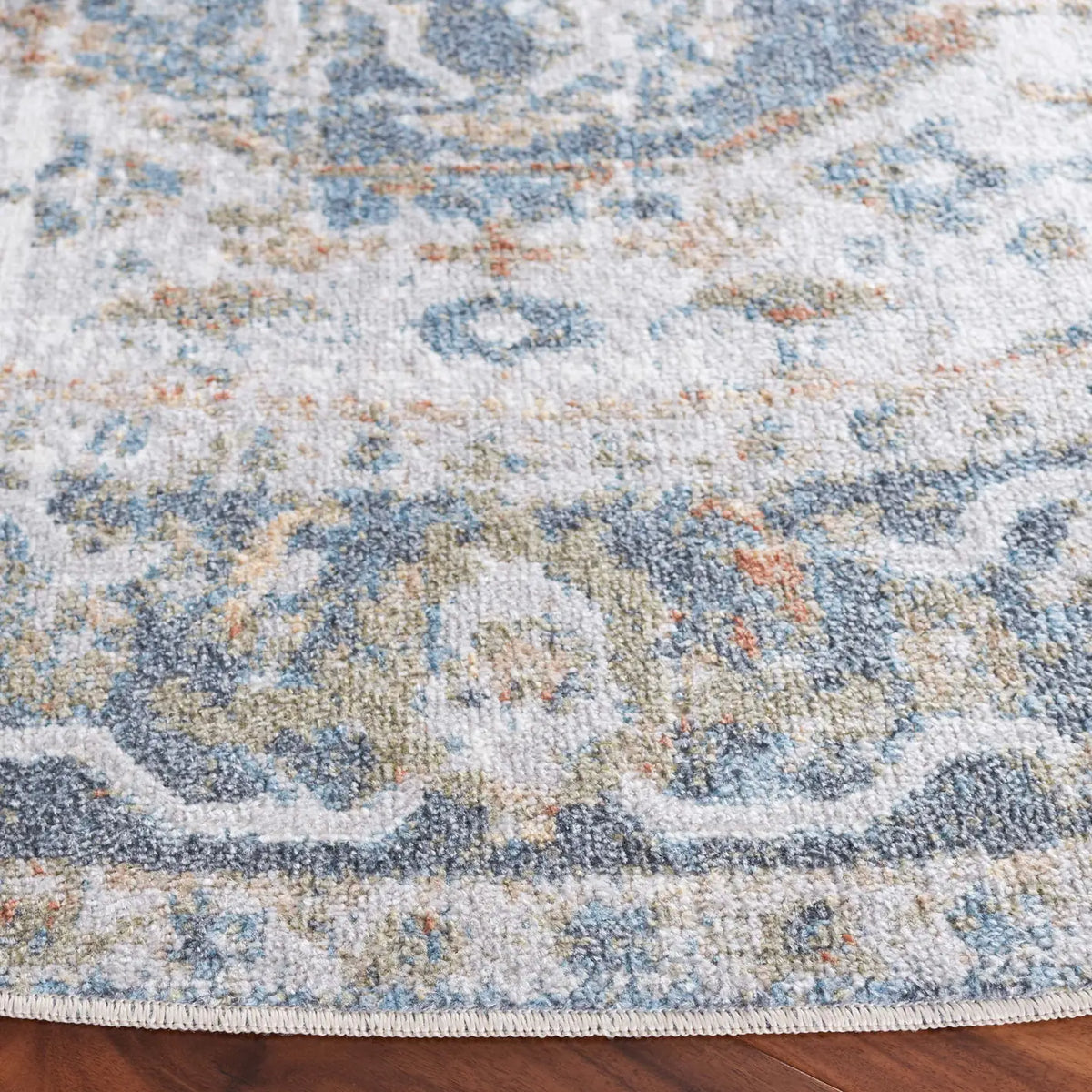 Safavieh Baltimore 6'-7" x 6'-7" Rug in Light Grey / Blue