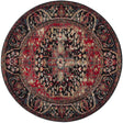 Safavieh Vintage Hamadan 5'-3" x 5'-3" Rug in Red / Multi