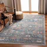 Safavieh Victoria 4'-0" x 6'-0" Rug in Blue / Ivory