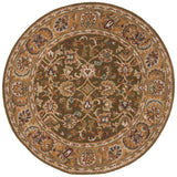 Safavieh Classic 5'-0" x 5'-0" Rug in Olive / Camel