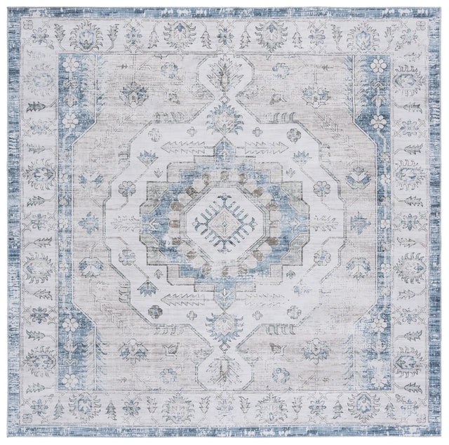 Safavieh Arizona 6'-0" x 6'-0" Rug in Grey / Blue