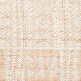 Chandra Ayla AYL-58001 White / Tan rug, close-up detail