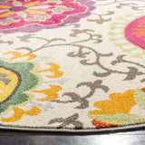 Safavieh Monaco 5'-0" x 5'-0" Rug in Ivory / Multi