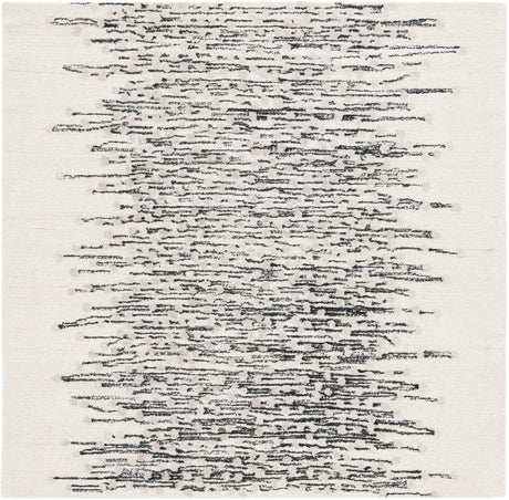 Safavieh Metro 6'-0" x 6'-0" Rug in Black / Ivory