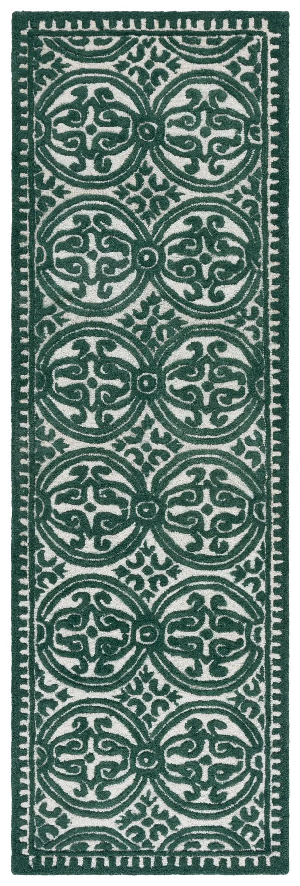 Safavieh Cambridge 2'-6" x 8'-0" Rug in Ivory / Green