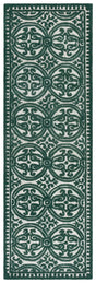 Safavieh Cambridge 2'-6" x 8'-0" Rug in Ivory / Green