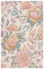 Safavieh Jardin 4'-0" x 6'-0" Rug in Ivory / Pink