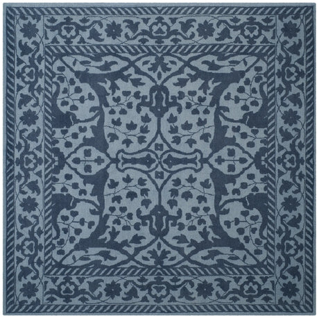 Safavieh Restoration Vintage 6'-0" x 6'-0" Rug in Blue / Dark Blue