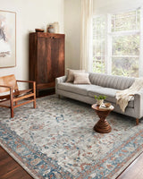 Loloi Bianca Bia-05 Dove/Multi Rugs - room scene 1