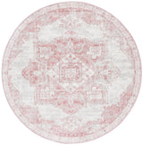 Safavieh Layla 5'-0" x 5'-0" Rug in Ivory Grey / Pink