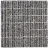 Safavieh Abstract 6'-0" x 6'-0" Rug in Black / Ivory