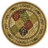 Safavieh Lyndhurst 5'-3" x 5'-3" Rug in Multi / Ivory