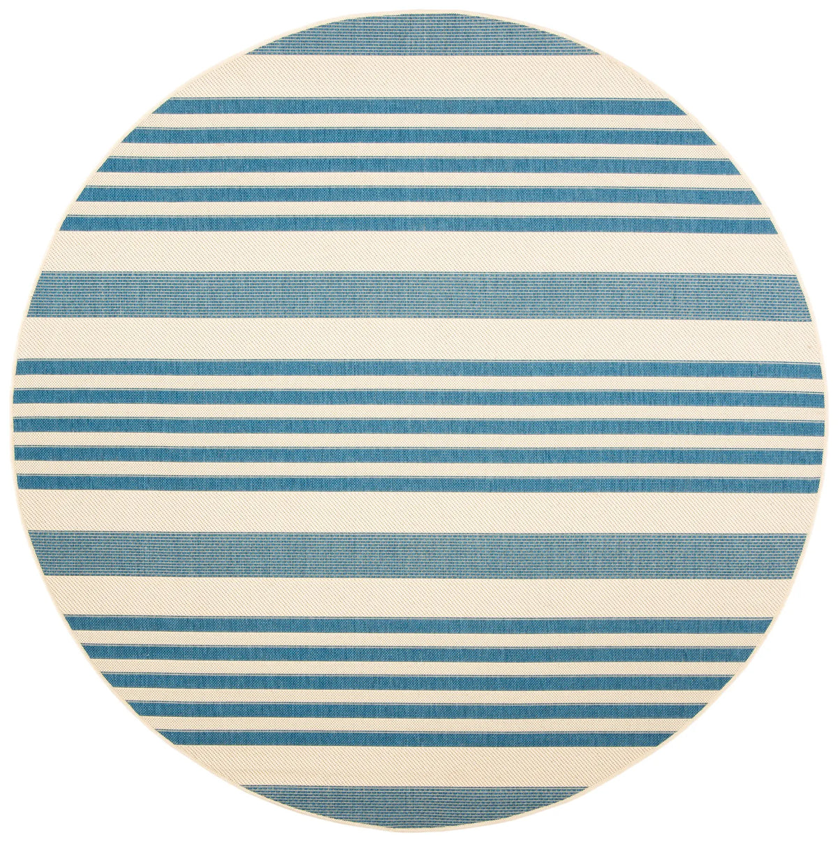 Safavieh Courtyard 6'-7" x 6'-7" Rug in Beige / Blue