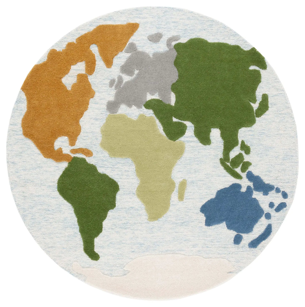 Safavieh Martha Stewart 300 5'-0" x 5'-0" Rug in Blue / Green