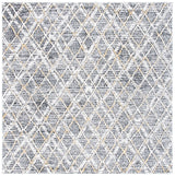 Safavieh Lagoon 6'-7" x 6'-7" Rug in Grey / Gold