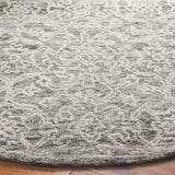 Safavieh Ebony 6'-0" x 6'-0" Rug in Ivory / Grey