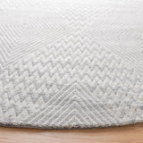 Safavieh Marbella 6'-0" x 6'-0" Rug in Silver / Ivory