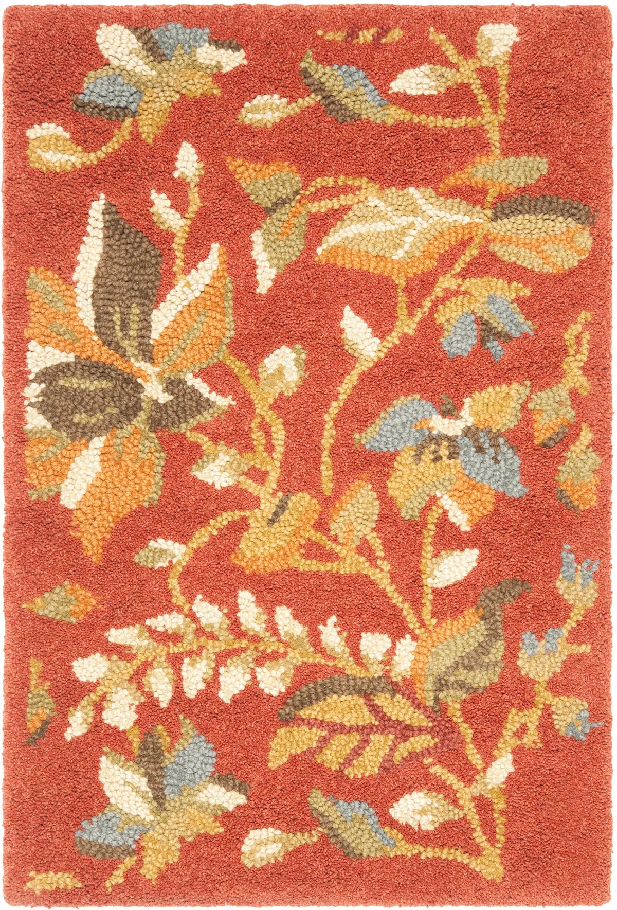 Safavieh Blossom 2'-0" x 3'-0" Rug in Rust / Multi